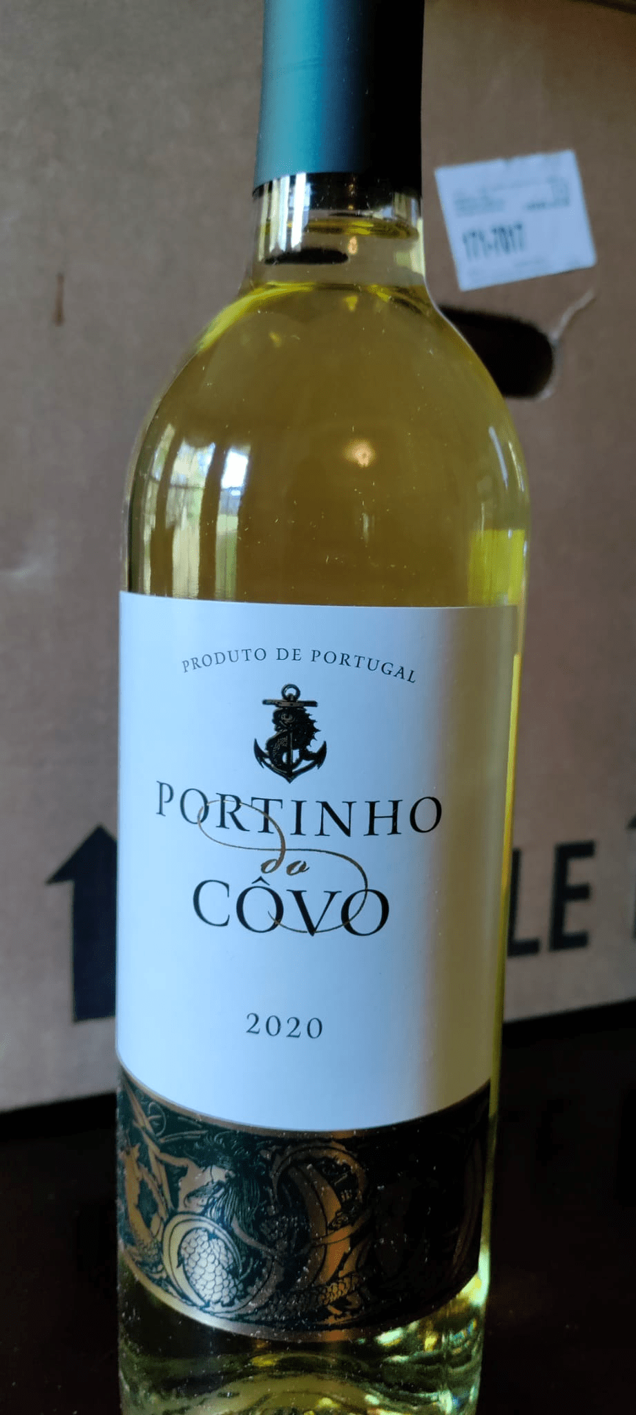Bottle of Portinho do Covo, Branco.