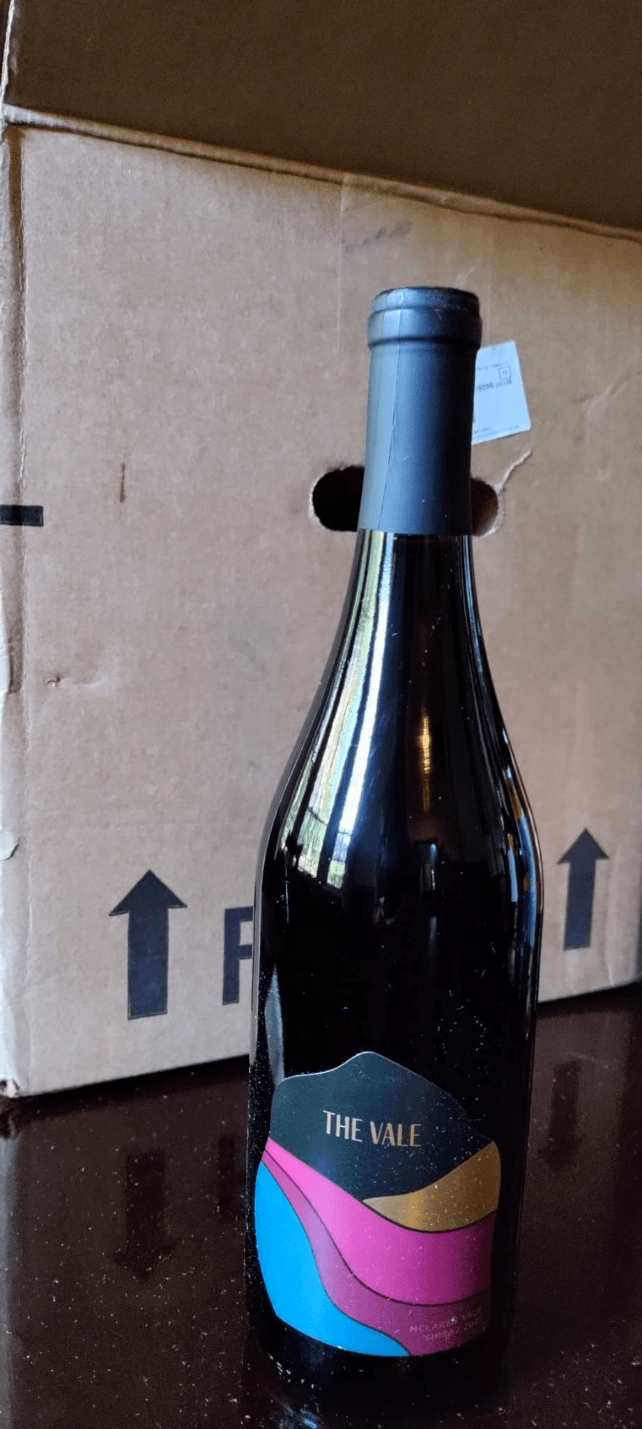 Bottle of The Vale, Shiraz.
