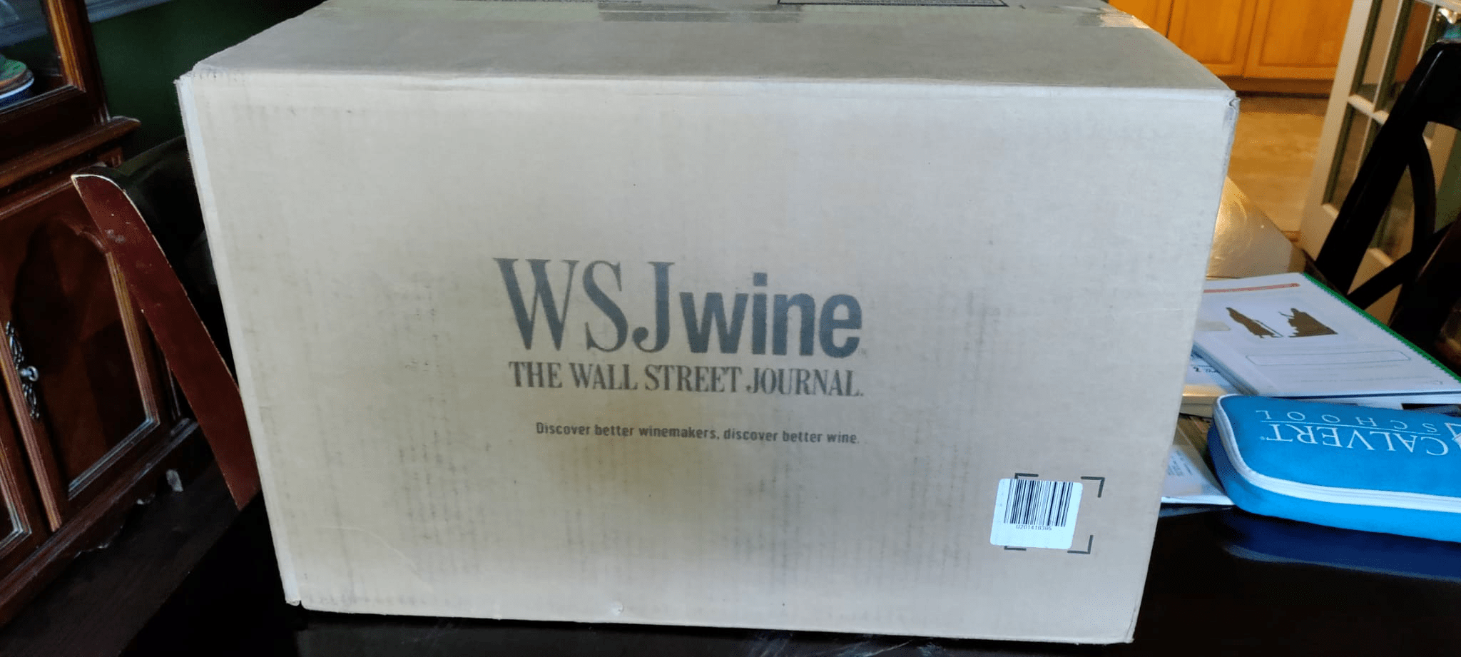 WSJ wine club delivery.