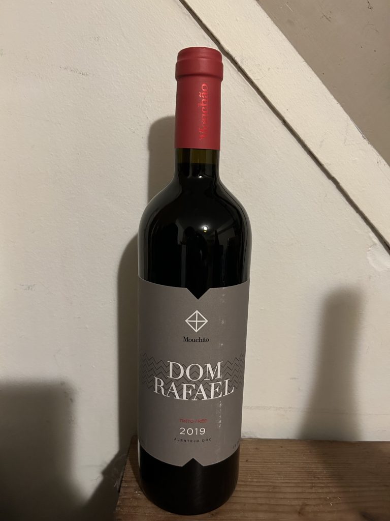 Bottle of Dom Rafael, Mouchao.